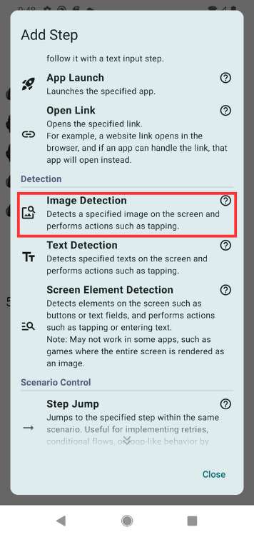 Image in a image block